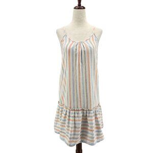 Greylin Womens XS Dress Mini Striped Sleeveless Cotton Multicolor Sundress